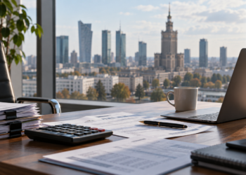 How Poland’s ZUS social-security contributions are split between employer and employee