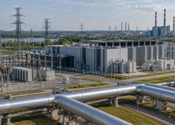 Modern data centre integrated with Polish energy infrastructure and district-heating pipes